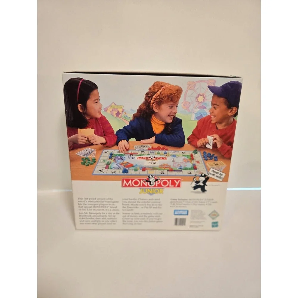 1999 Monopoly Junior Board Game Complete Parker Brothers Vintage Kids Family Gam